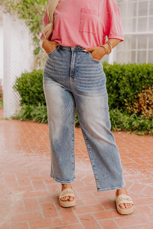 Impressions The Naomi High Waist Relaxed Straight Leg Jean Curves
