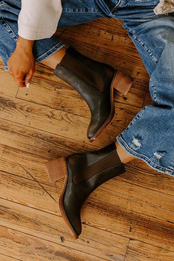 impressions The Skylar Faux Leather Vintage Boot in Espresso