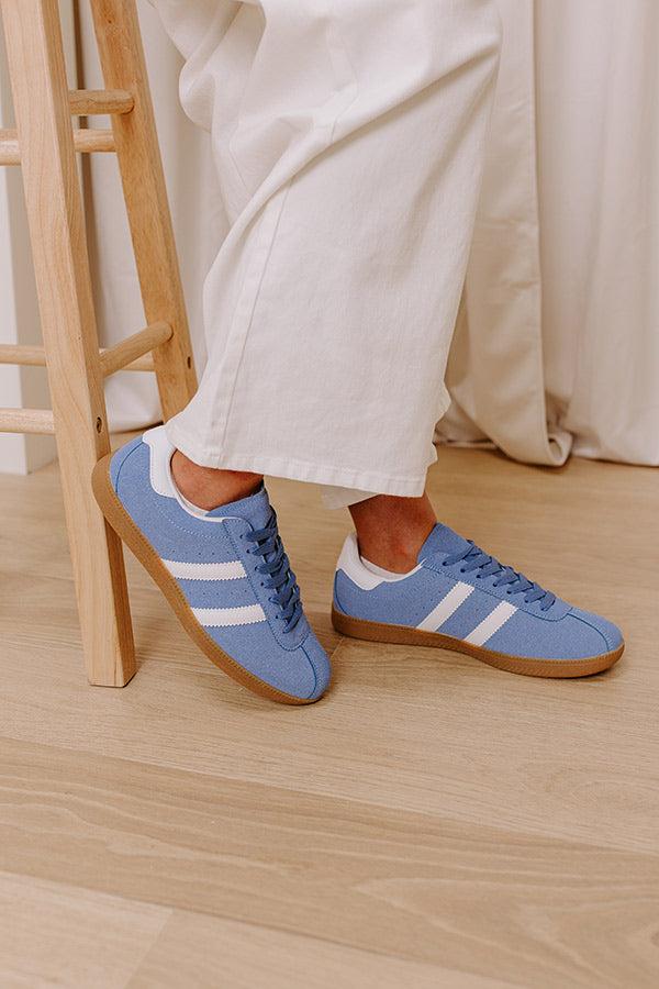 impressions The Sutton Faux Suede Sneaker in Airy Blue