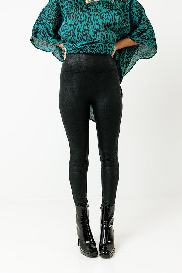 impressions The Vianna High Waist Crocodile Print Legging