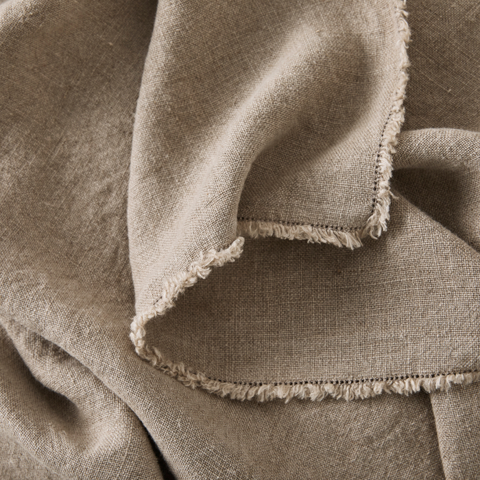 In Bed Heavy Linen Bed Covers