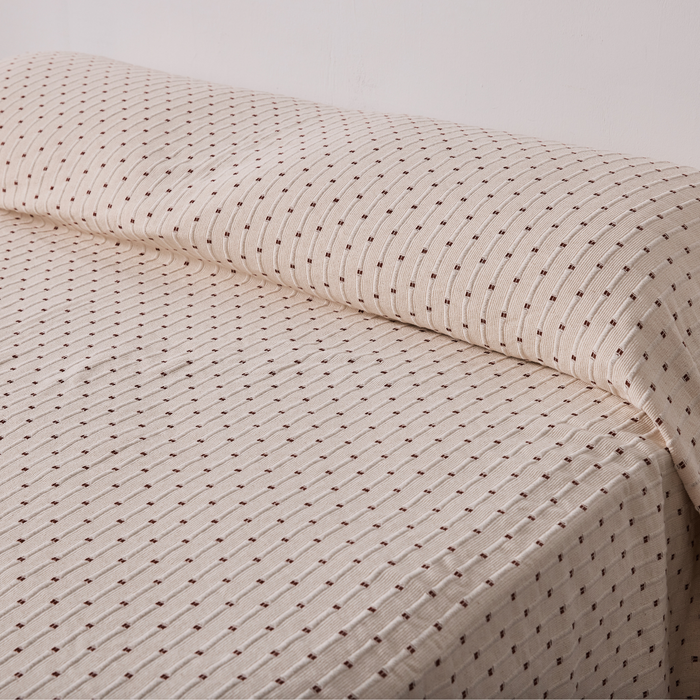 In Bed Textured Cotton Bed Covers