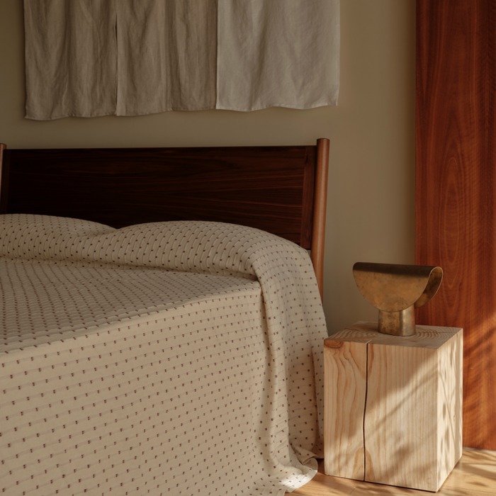 in bed Textured Cotton Bed Covers