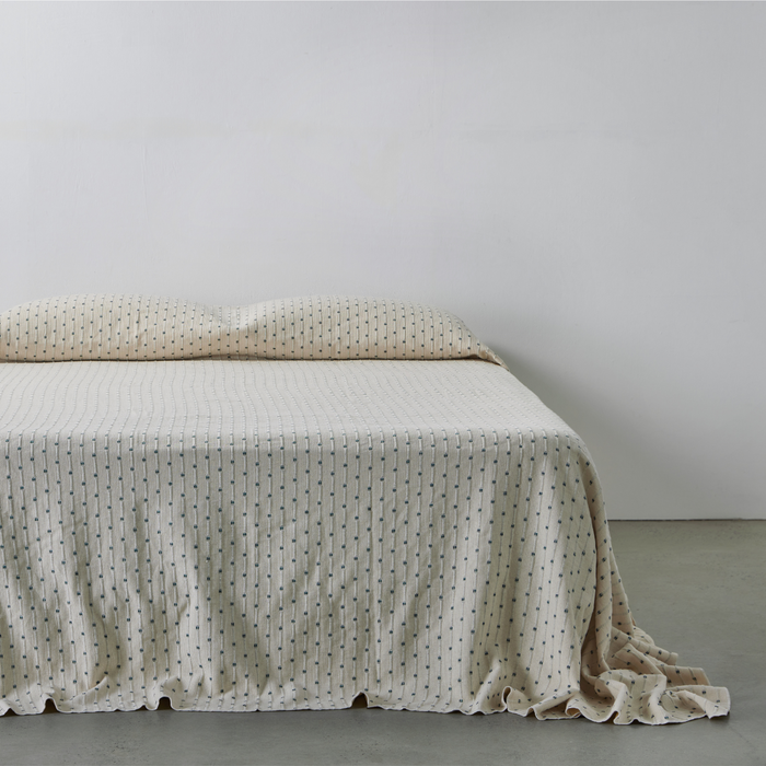 in bed Textured Cotton Bed Covers