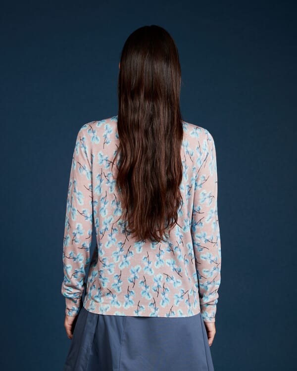 In Bed With You ABSTRACT PRINT CREWNECK JUMPER COL. 139