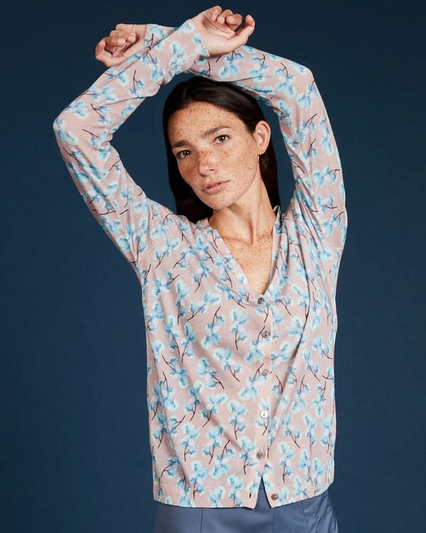 in bed with you ABSTRACT PRINT CREWNECK JUMPER COL. 139