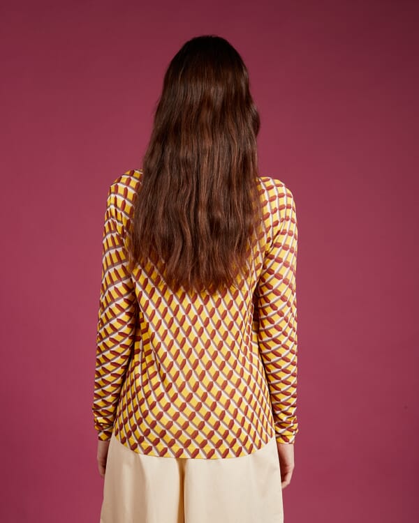 In Bed With You ABSTRACT PRINT CREWNECK JUMPER COL. 139