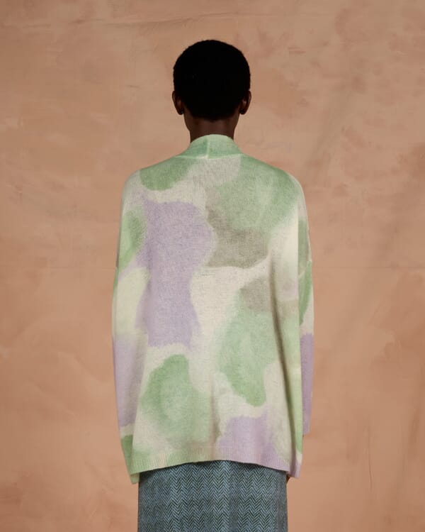 In Bed With You ABSTRACT PRINT CREWNECK JUMPER COL.152