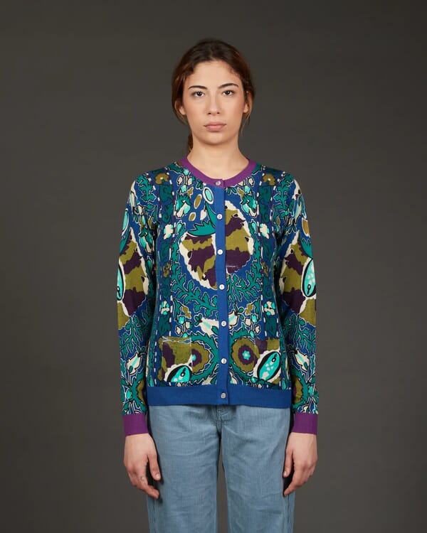 In Bed With You ABSTRACT PRINT CREWNECK JUMPER COL.845