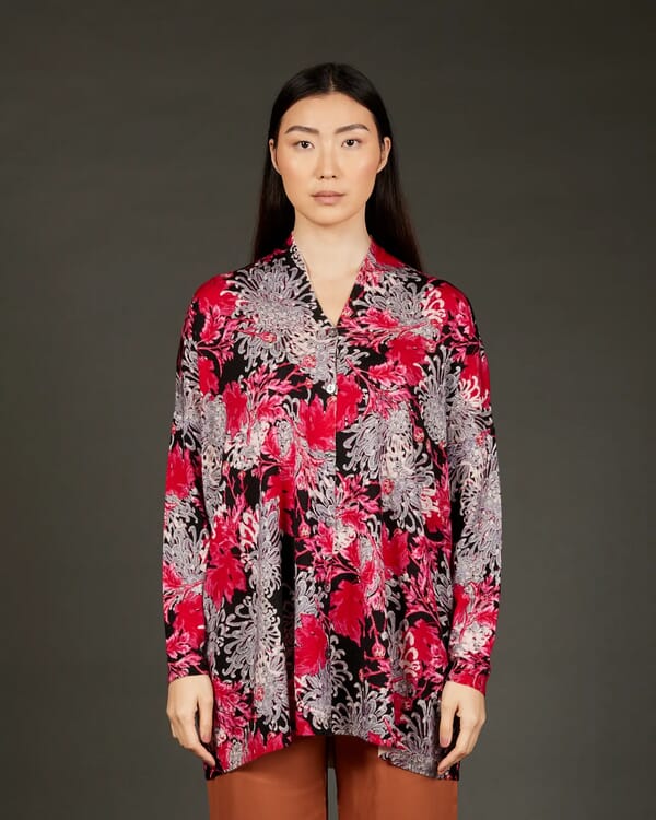 In Bed With You ABSTRACT PRINT CREWNECK JUMPER COL.845