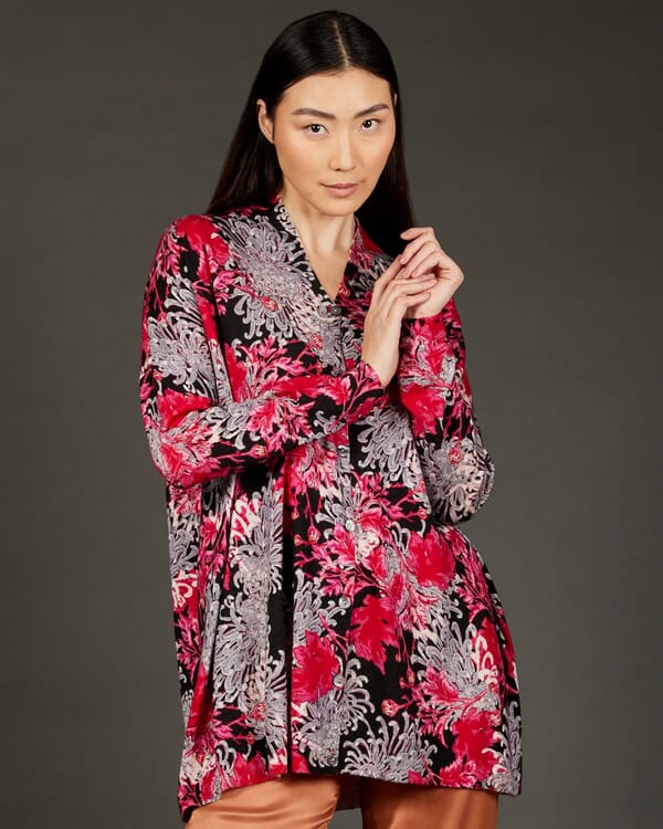 in bed with you ABSTRACT PRINT CREWNECK JUMPER COL.845