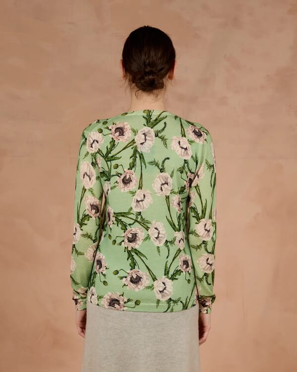 In Bed With You ABSTRACT PRINT CREWNECK JUMPER COL.862