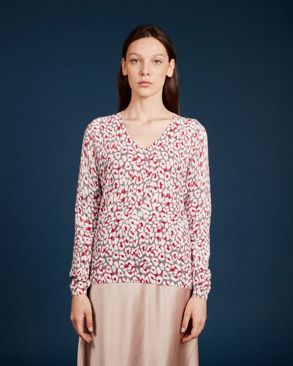 In Bed With You ABSTRACT PRINT CREWNECK JUMPER COL.969