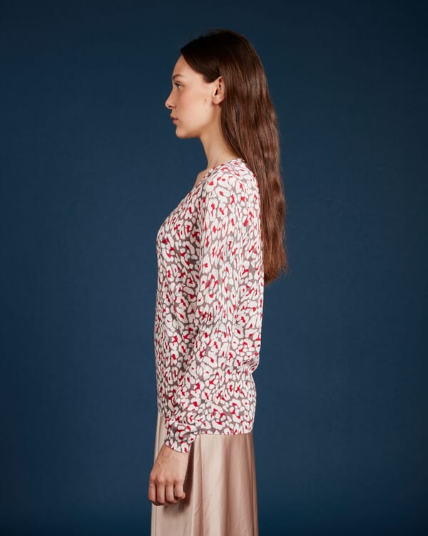 In Bed With You ABSTRACT PRINT CREWNECK JUMPER COL.969