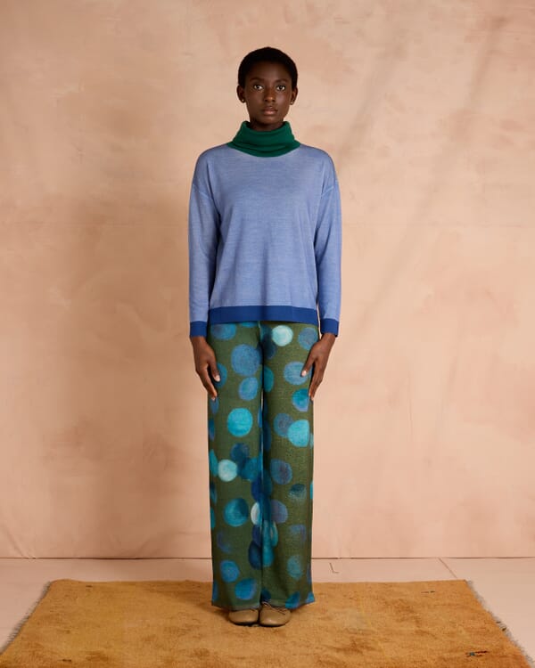 In Bed With You ABSTRACT PRINT LONG CARDIGAN COL.834