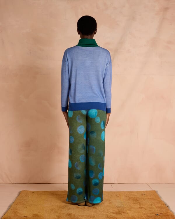 In Bed With You ABSTRACT PRINT LONG CARDIGAN COL.834