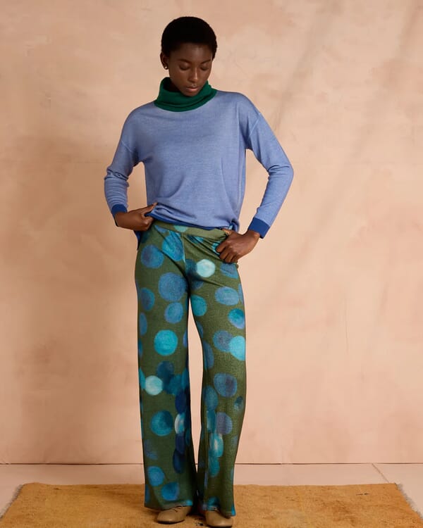 in bed with you ABSTRACT PRINT LONG CARDIGAN COL.834