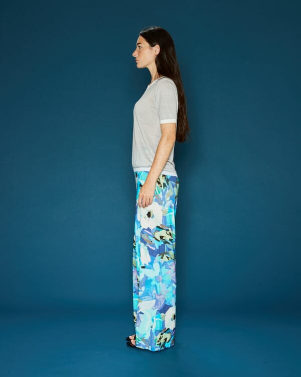 In Bed With You ABSTRACT PRINT LONG CARDIGAN JACKET COL.850