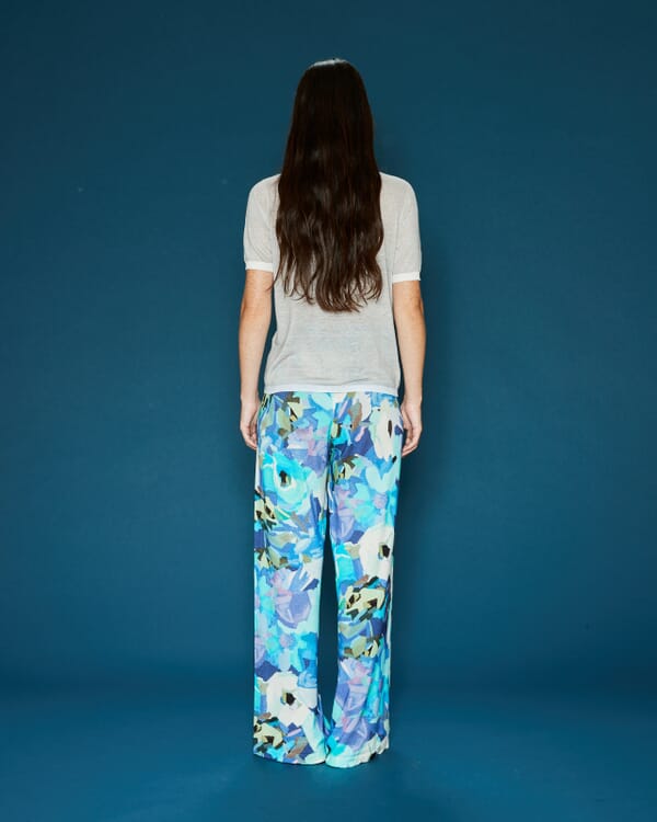 In Bed With You ABSTRACT PRINT LONG CARDIGAN JACKET COL.850