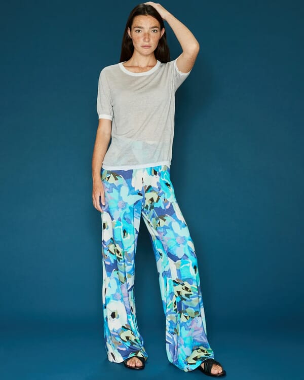 in bed with you ABSTRACT PRINT LONG CARDIGAN JACKET COL.850