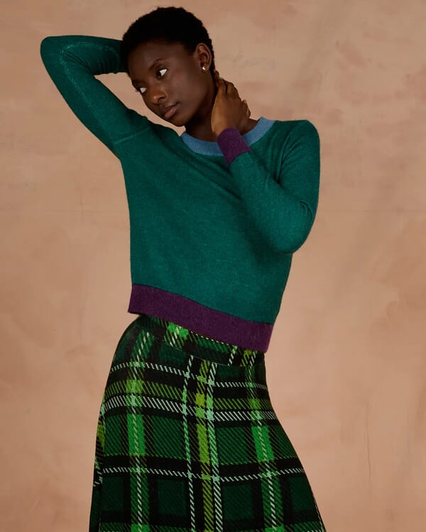 in bed with you ABSTRACT PRINT LONG CARDIGAN JACKET COL.850