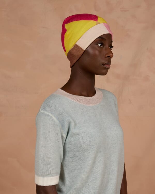 In Bed With You CONTRAST-EDGE PRINT CARDIGAN WITH POCKETS COL. 022