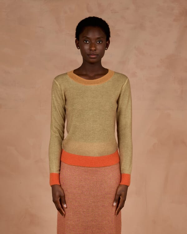 In Bed With You CONTRAST-EDGE PRINT CARDIGAN WITH POCKETS COL. 030