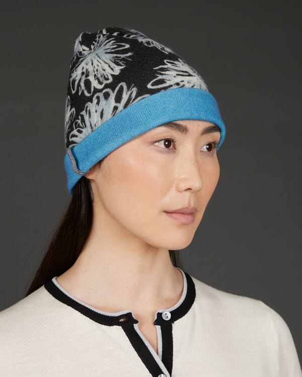 In Bed With You CONTRAST-EDGE PRINT CARDIGAN WITH POCKETS COL. 310