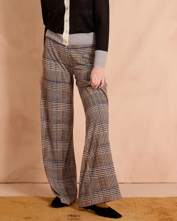 In Bed With You CONTRAST-EDGE PRINT CARDIGAN WITH POCKETS COL. 907