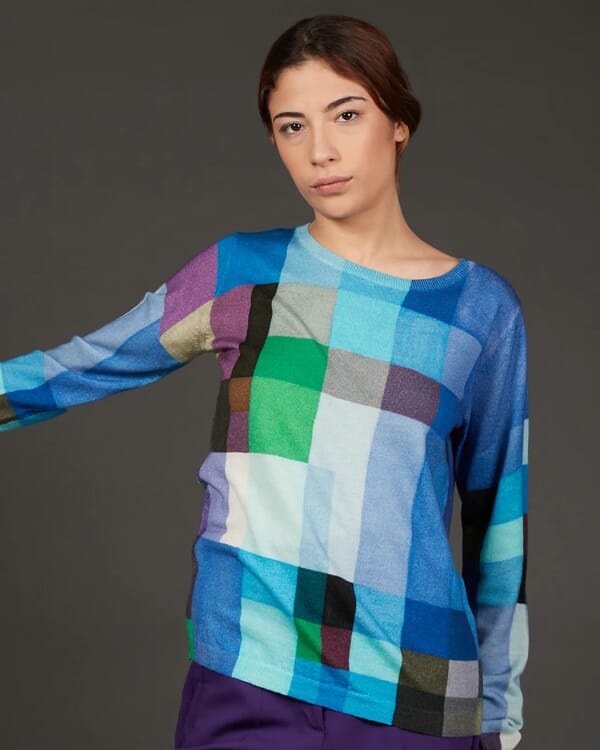 in bed with you CONTRAST-EDGE PRINT CARDIGAN WITH POCKETS COL. 907