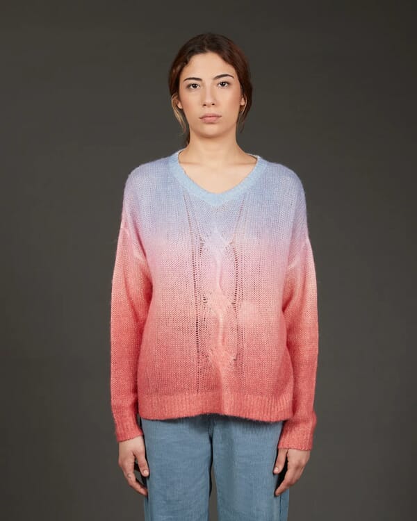 In Bed With You CONTRAST-EDGE PRINT CARDIGAN WITH POCKETS COL. 967