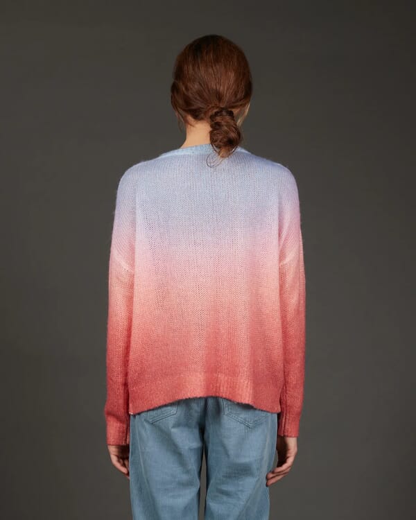 In Bed With You CONTRAST-EDGE PRINT CARDIGAN WITH POCKETS COL. 967