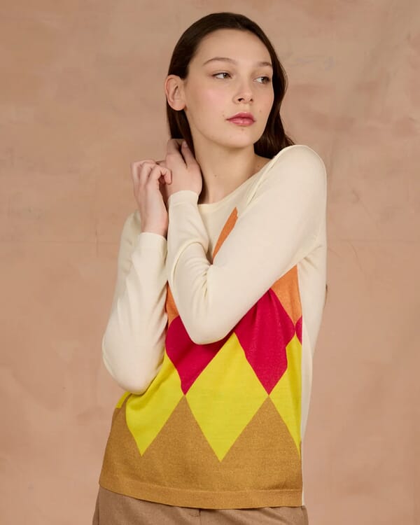 in bed with you CONTRAST-EDGE PRINT CARDIGAN WITH POCKETS COL. 993