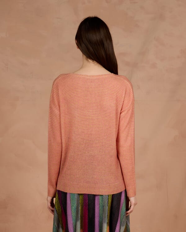 In Bed With You CONTRAST-EDGE TARTAN PRINT CARDIGAN WITH POCKETS COL. 008