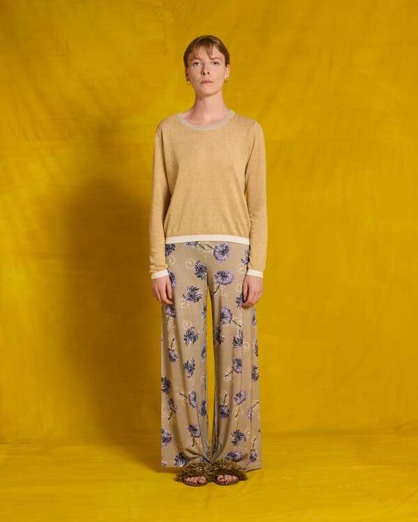 In Bed With You FLORAL AND GEOMETRIC PRINT JACKET WITH POCKETS COL.002