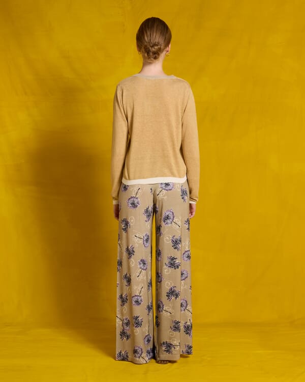 In Bed With You FLORAL AND GEOMETRIC PRINT JACKET WITH POCKETS COL.002