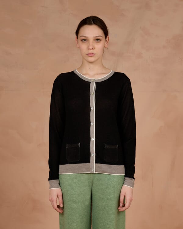 In Bed With You FLORAL AND GEOMETRIC PRINT JACKET WITH POCKETS COL.001