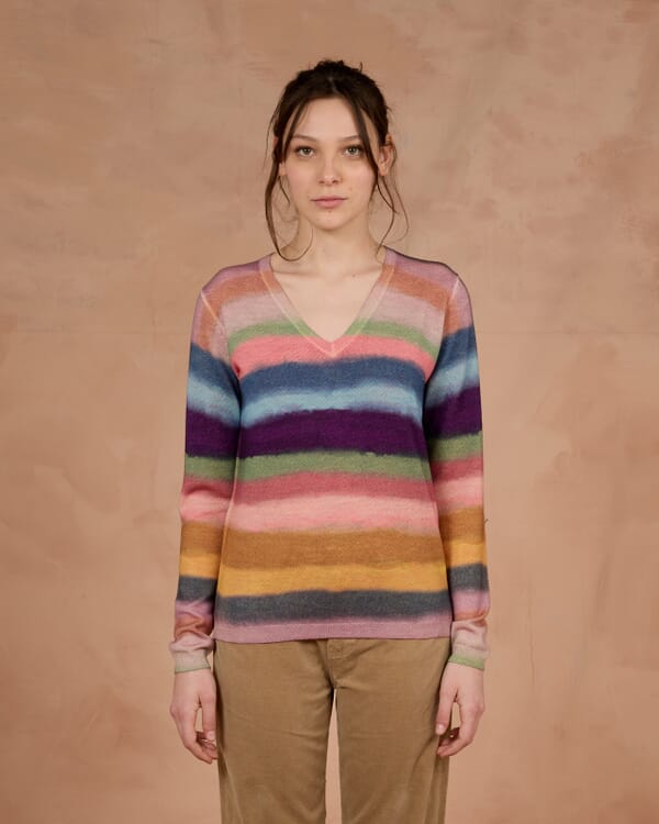 In Bed With You FLORAL AND GEOMETRIC PRINT JACKET WITH POCKETS COL.460