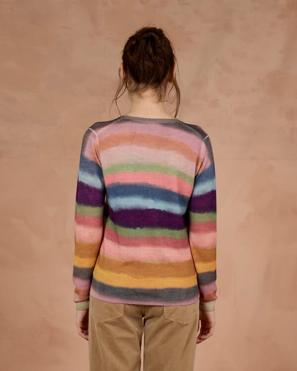 In Bed With You FLORAL AND GEOMETRIC PRINT JACKET WITH POCKETS COL.460