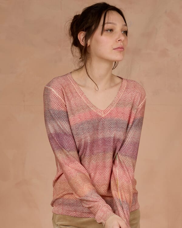 In Bed With You FLORAL AND GEOMETRIC PRINT JACKET WITH POCKETS COL.460