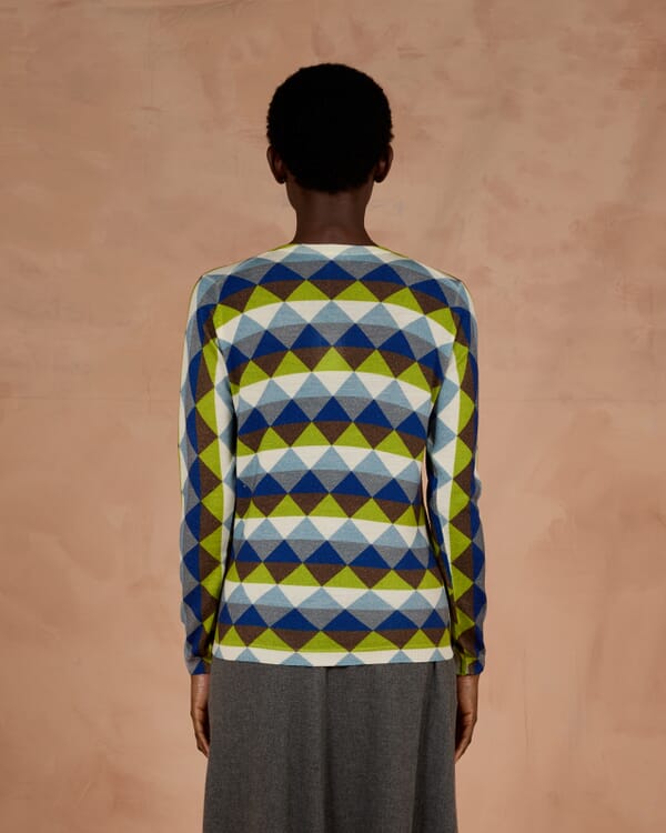 In Bed With You FLORAL PRINT BOAT NECK JUMPER COL.164