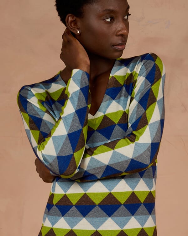 In Bed With You FLORAL PRINT BOAT NECK JUMPER COL.164