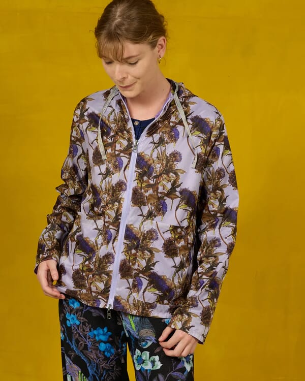 in bed with you FLORAL PRINT BOAT NECK JUMPER COL.917