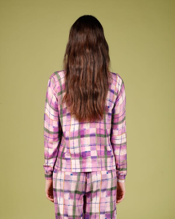 In Bed With You FLORAL PRINT BOAT NECK JUMPER COL.943