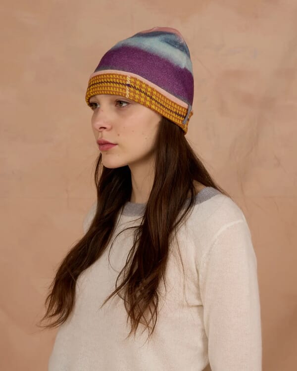 in bed with you FLORAL PRINT BOATNECK JUMPER COL.854