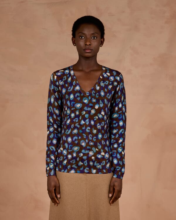 In Bed With You FLORAL PRINT CARDIGAN WITH POCKETS COL. 1023