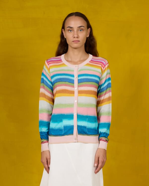 In Bed With You FLORAL PRINT CARDIGAN WITH POCKETS COL.808