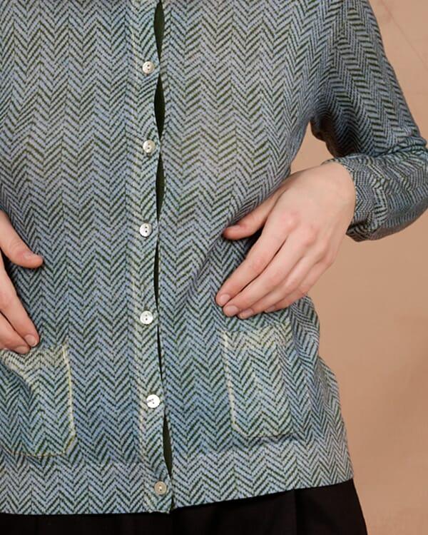 In Bed With You FLORAL PRINT CARDIGAN WITH POCKETS COL. 978