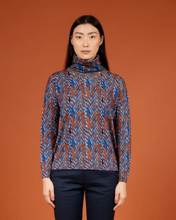 In Bed With You FLORAL PRINT CREWNECK JUMPER COL. 852