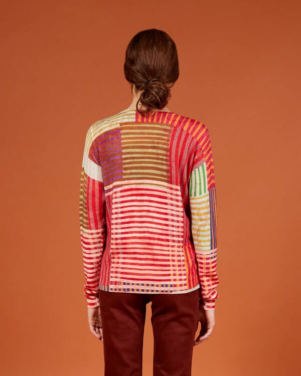 In Bed With You FLORAL PRINT CREWNECK JUMPER COL. 860